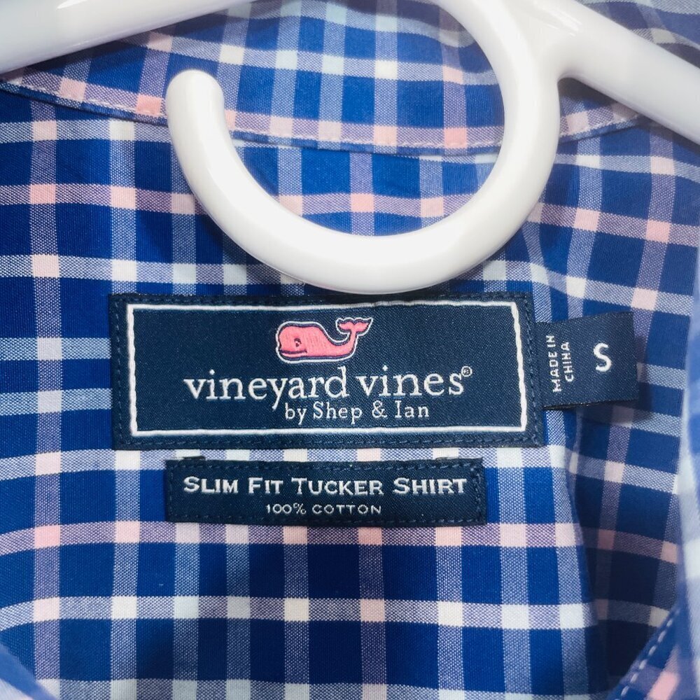 Vineyard Vines Men's Size S Classic Fit Tucker Shirt Cotton Button Down Blue - Picture 3 of 6